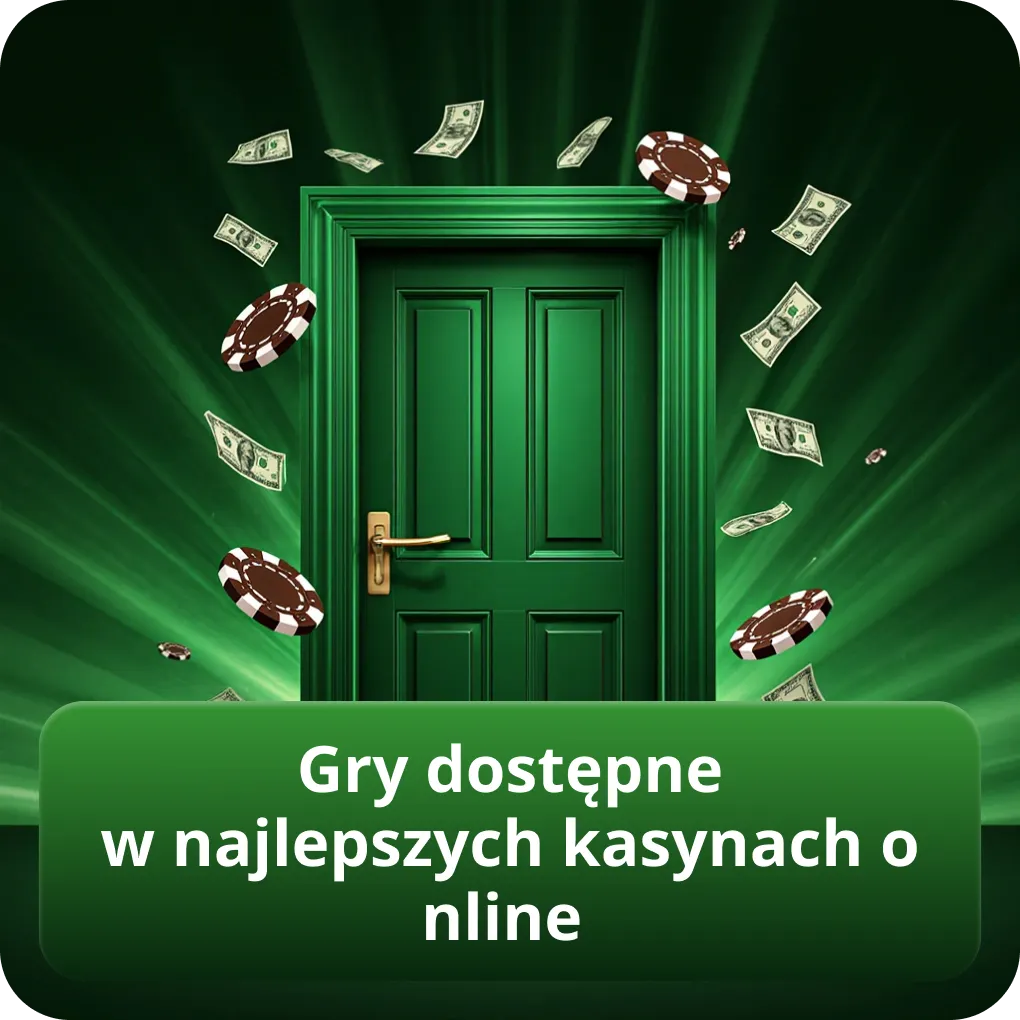 Gry dostępne w najlepszych kasynach online